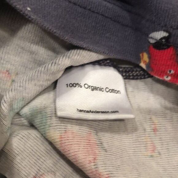 Hanna Andersson Santa Pajamas Organic Pajamas size 5 / 110 - Picture 8 of 10